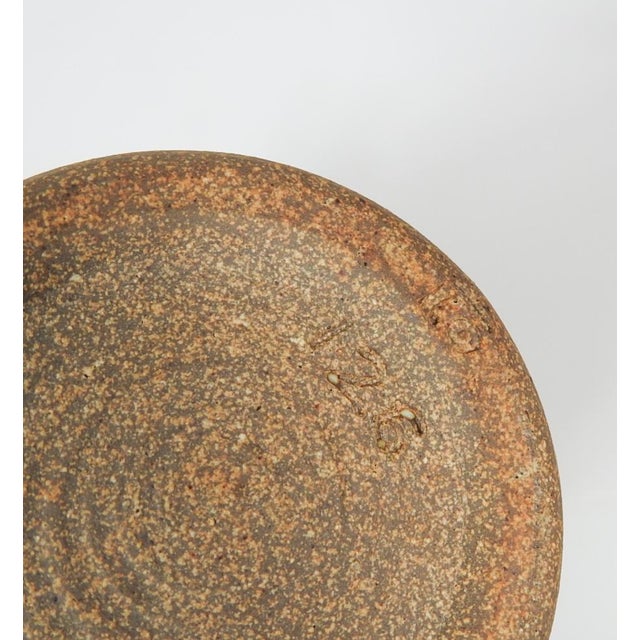 Ceramic Mid 20th Century Abstract Glaze Lidded Pottery Jar For Sale - Image 7 of 8