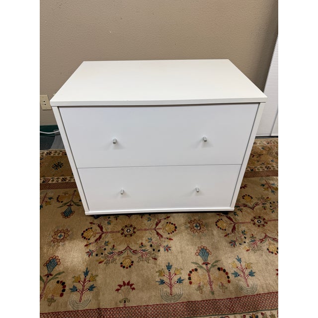 Room & Board Room & Board File Cabinet, White For Sale - Image 4 of 11