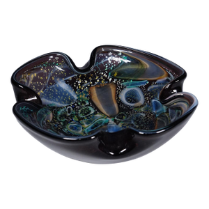 Vintage Murano Tutti Frutti Glass Bowl 1950s