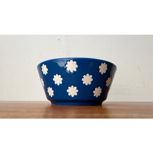 Mid-Century German Ceramic Bowl from Wächtersbach, 1960s, in Very Good conditions. Designed 1960 to 1969 This piece has an...