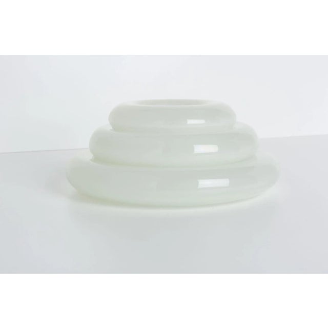 Set of Three 1960s Stacking Murano Bowls by Eleanora Peduzzi-Riva for Vistosi For Sale - Image 11 of 12