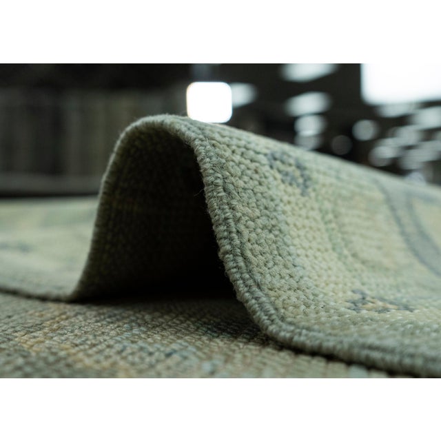 Textile Turkish Oushak Rug 9'11" x 13'7" #19078 For Sale - Image 7 of 8