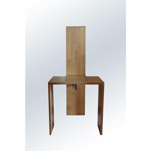 Cimabue Acero Chair by Ferdinando Meccani for Meccani Design For Sale - Image 9 of 9