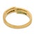Vintage Diamond Emerald 18k Yellow Gold Band, Size 6.5 For Sale In Los Angeles - Image 6 of 7