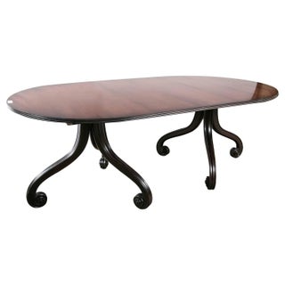 Ralph Lauren Scroll Base Dining Table For Sale