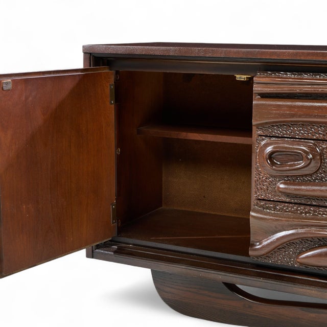 Witco Style Pulaski Oceanic Mid Century Credenza For Sale In Chicago - Image 6 of 8