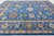 2020s Vibrant Cobalt Blue Hand-Knotted Modern Oushak Style Area Rug With Jewel Tones For Sale - Image 5 of 12