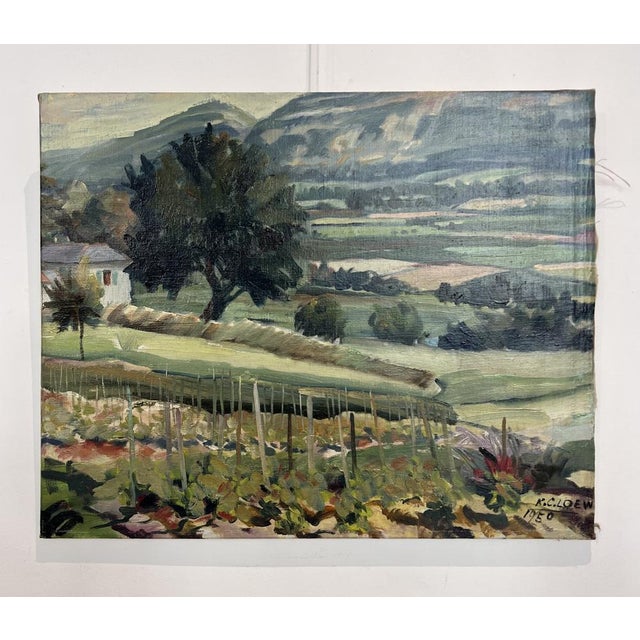 Austrian painter born in Vienna in 1914. He died in Vienna in 1980. This piece has an attribution mark, I am sure that it...