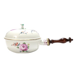 Antique Marcolini Period Meissen Porcelain Floral Bordeleau or Chamber Pot For Sale