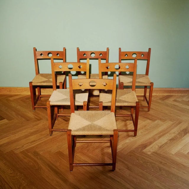 Dining Chairs, Set of 6 For Sale - Image 3 of 3