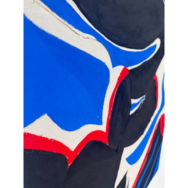 Textile Airstream, Contemporary Abstract Fabric Collage Painting by Matt Higgins For Sale - Image 7 of 8