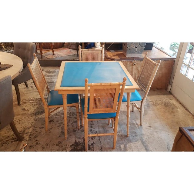 Stakmore Folding Game Table & Chairs Set of 5 Chairish