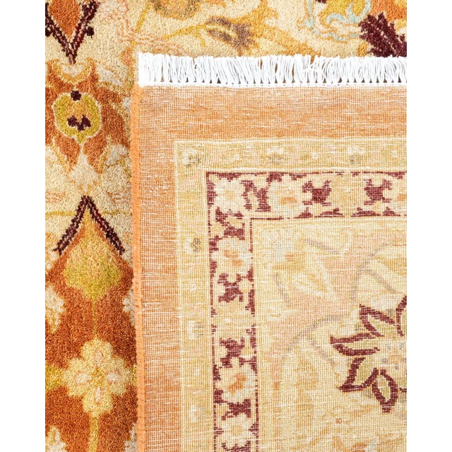 2000 - 2009 Mogul, One-of-a-Kind Hand-Knotted Area Rug - Brown, 8' 2" x 10' 2" For Sale - Image 5 of 8