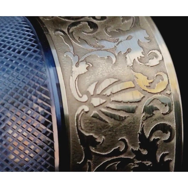 Queen Elizabeth II Rare Monogrammed Moser Splendid Goblet a Gift From the Czech Republic on the Occasion of Her Wedding in 1947. 8” Tall. For Sale In Chicago - Image 6 of 7