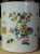 White Antique 19th Century Chinese Famille Rose Porcelain Brush Pot Decorated With Flowers and Altar Fruit For Sale - Image 8 of 13