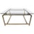 Brass Henning Norgaard Style Coffee Table For Sale - Image 8 of 8