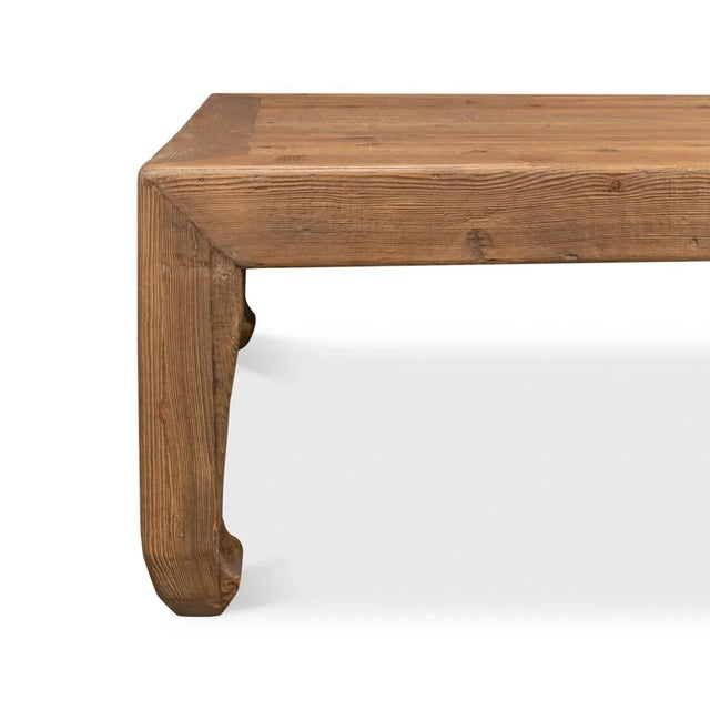 Beige Rustic Chinese Coffee Table For Sale - Image 8 of 11