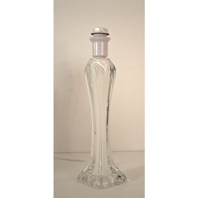 Large Art Glass Table Lamps by Paul Kedelv for Flygsfors, 1950s, Set of 2 For Sale - Image 9 of 11