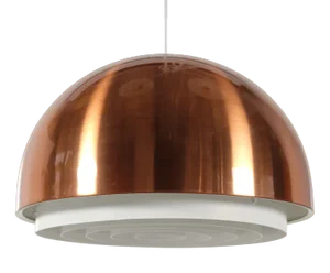Danish Louis Poulsen Louisiana Copper Pendant by Vilhelm Wohlert Jørgen Bo., 1967