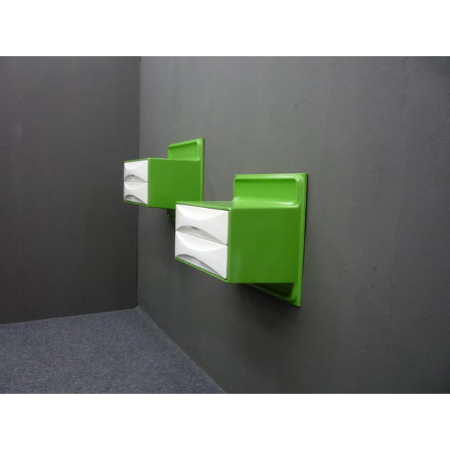 Wall Shelf with Drawers by Ernest Igl for Wilhelm Werndl, 1960s Set of 2 For Sale - Image 4 of 15