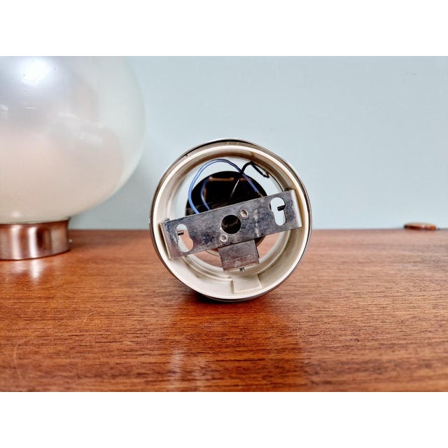 Vintage Wall Light in Opal Glass by Motoko Ishii for Staff Leuchten, 1970s For Sale - Image 9 of 12