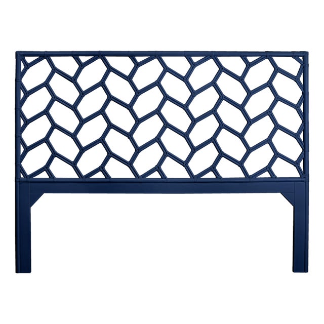 Silas Headboard King - Navy For Sale