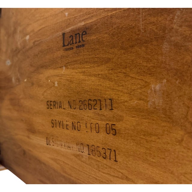 Wood Mid-Century Modern Lane Acclaim Walnut Side Tables - Set of 2 - Refinished! For Sale - Image 7 of 7