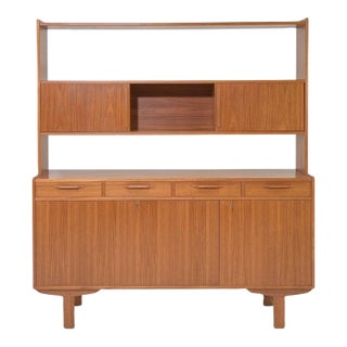Mid 20th Century Swedish Bookcase Hutch by Ajfa Möbler For Sale