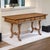American Restored Thomasville English Regency Style Pecan Desk or Console With Drawers For Sale - Image 3 of 14