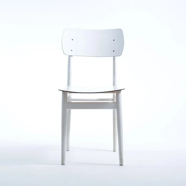 Mid-Century Czechoslovak White Oak & Formica Chair from TON, 1960s For Sale - Image 13 of 14