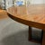 Large Round Wood Cross Base Dining Table in the Style of Bruno Matteson For Sale - Image 4 of 6