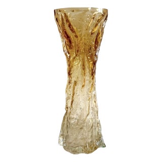 Mid-Century Borken Vase in Glass from Ingrid, 1970s For Sale