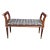 Hollywood Regency Mahogany Bench For Sale