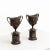 Antique Italian Pompeian Style Tazzas in Bronze, Set of 2 For Sale - Image 3 of 11