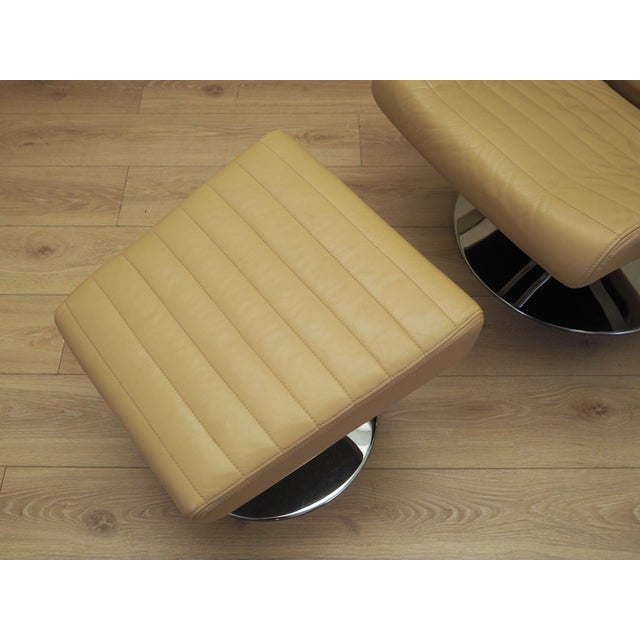Set of Danish Lounge Armchair and Ottoman from BoConcept, 1970s For Sale - Image 15 of 16