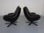 Leather Swivel Chair by H. W. Klein for Bramin, Denmark, 1970s For Sale - Image 4 of 13