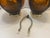 Metal Vintage Phoenix Consolidated Light Co Amber 24” Set of Patriotic Lamps Rare - a Pair For Sale - Image 7 of 18