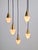 Glass and Brass Cascade Pendant Lamp by Schmidt Leuchten, 1970s For Sale - Image 9 of 14