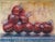 Contemporary Red Fountain Balls, New York City, Original Oil Painting, Holiday Art For Sale - Image 3 of 13