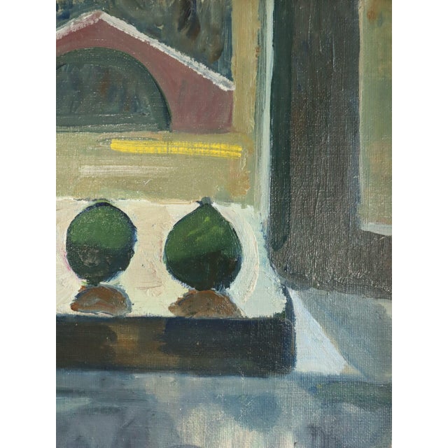 Mid-Century Modern 'The Figs' Vintage Swedish Still Life Oil Painting, Framed For Sale - Image 9 of 10