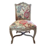 19th Century Louis XV Style Accent Chair For Sale