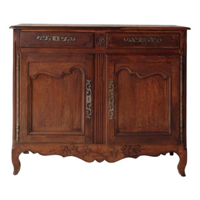 19th Century French Oak Buffet For Sale
