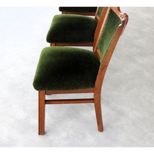 Art Deco Dining Chairs, 1940s, Set of 4 For Sale - Image 12 of 14