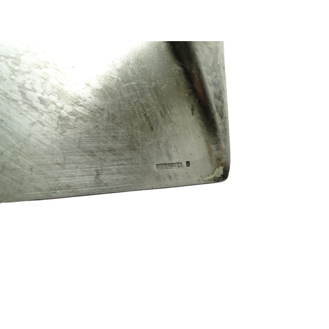Art Deco Silver Plated Cake Shoulder from Wiskemann, 1950s For Sale - Image 6 of 7