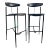 Stiletto Bar Stools- Pair For Sale