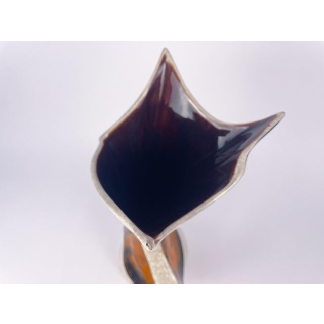 Dove Gray Tess Villenauxe Sculptural Ceramic Vase, France, c.1960s For Sale - Image 8 of 13