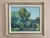 THE PATH BEYOND Size: 16.5 x 18.7 inches (including frame) Oil on board An atmospheric and expressive mid-century...