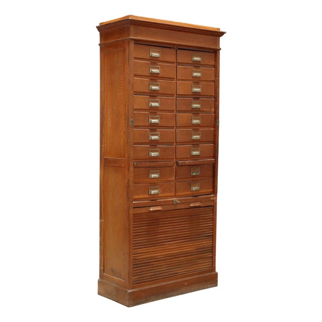 Art Nouveau Filing Cabinet For Sale
