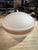 Mid-Century Modern Vintage White Frosted Glass Powder Box For Sale - Image 3 of 5