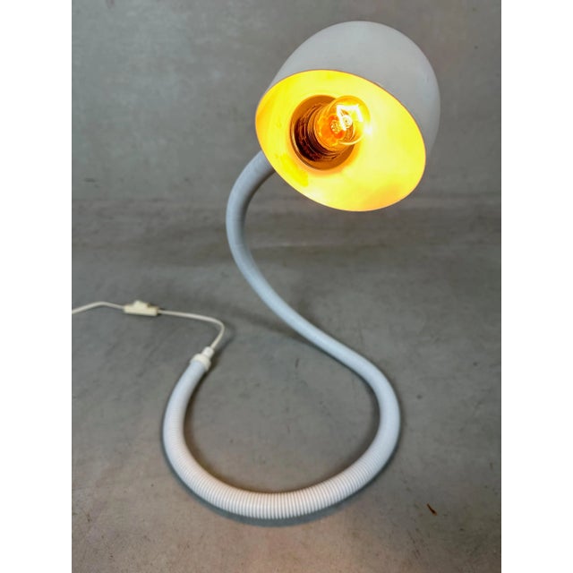 Vintage White Snake Lamp For Sale - Image 4 of 8